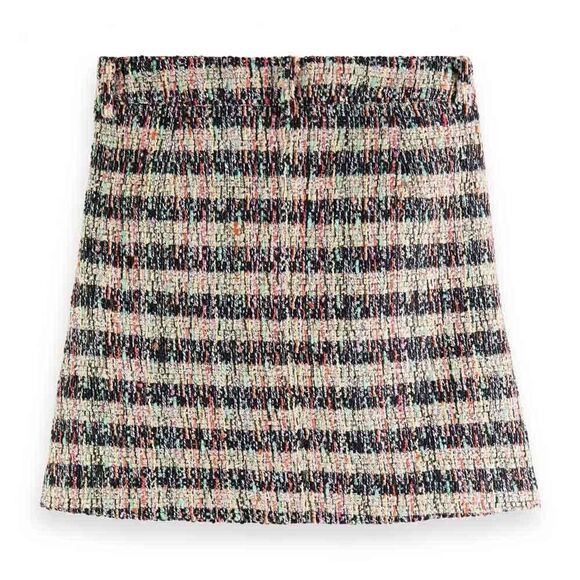NWT Scotch & Soda Multicolor Mini Tweed Skirt Size Medium - Picture 4 of 9